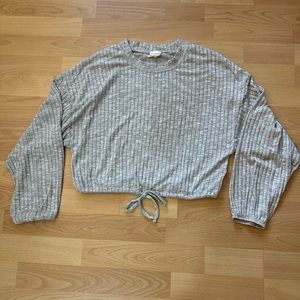 By Together cropped ribbed long sleeve top. Never worn.